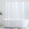 Rideaux de douche rideau transparent isolant géométrique en polyester lavable pour la salle de bain pour la maison el