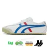 Athletic Running Sneakers Tiger Mexico 66 Buty męskie mokasyna Brzbie Brzbie bakoat czarny zielony zielony żółty beżowy płócienne top