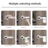 Verrouillage tuya biométrique empreinte digitale Smart Door Lock Mot de passe de verrouillage numérique électronique Electronique Keyless Entrée Boutons de porte Lock pour la maison Home