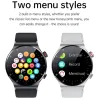 Mira HW20 ECG + PPG Business Bluetooth Llame a Smart Watch Android4.4 y arriba iOS8.5 y superior.Starndard de 22 mm de tamaño de doble colores