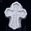 Dongsheng Jewelry Fashion Hip Hop Cross Pierścień dla mężczyzn i kobiet Universal Ice Out Moissanite Diamond Custom Pierścień