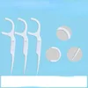 100pcs Dental Floss Flosser, diş çubukları çubuk diş temizleme interdental fırça diş ipi toplama ağız hijyeni bakımını seçer