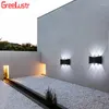 Lampada a parete impermeabile a led outdoor Multi-head Lights Modern Corridor Scala del letto per le lampade da giardino da giardino