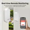 Detektor Meian Zigbee -Türsensor Tuya Fenstersensor Smart Home Security Security WiFi Door Eröffnung Detektor Wireless Magnettür Öffnung Alarm