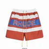 Florida Beach Shorts Rhude High Street Trendy varumärke Kontrast Letter Tryckt Summer Loos