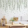 Adesivos de janela parede decorativa de corte de corte diy house quarto varanda de papel auto-adesivo pintura de decoração de flores de planta