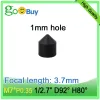 Filters M7 EFL 3,7 mm pinhole -lins med 1 mm skarpt hål 2MP HD för mini CCTV -kamera Mikropore M7 Ping Hole HD M7 Mini Lens