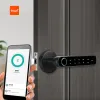 Lock Home Smartlife Fingerprint & PIN Wireless Smart Handle Lock Biometrics Tuya Bluetooth Access Control Door Lock