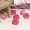 Flores decorativas 5pcs Artificial Peony Head Seda Falsa Flor Bride Wedding para Home Garden Diy Decoração Suprimentos Craft Wreatch Acessório