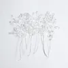 Fleurs décoratives 50pcs émulation de mariage blanc fête acrylique drop boite bricolage bouquet artificiel branches de fleur de cristal artisanat