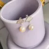 Rings Silvology 925 Sterling Silver Pearl Clouds Stud -oorbellen voor vrouwen creatieve luxe esthetiek oorbellen damesontwerpers sieraden