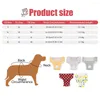 Dog Apparel Reusable Female Dogs Diaper Pant Pet Physiological Pants Sanitary Diapers For Menstruation Safety