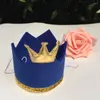 Dog Apparel 2pcs Party Crown Beautiful Tie Creative Cat Hat Pet Supplies For Birthday (Bow And Hat)