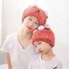 Towel Ladies And Children Dry Hair Cap Quick Super Absorbent Headscarf Parent-child Shower Wrap Su