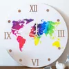 Horloges murales Numéros d'horloge Hands Remplacement Pièces Supplies Personnalité Numéros de bricolage Kit en bois numérique