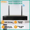 Recorder dahua imou nvr1104HSWS2 nvr1108hsws2 smart h.265 draadloos 1080p4/8ch netwerk videorecorder wifi p2p onvif twoway talk cctv