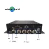 Recorder 4 kanalen H.264 SD -kaart Mobiele DVR voor Truck Taxi School Bus