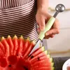 Tea Scoops Stainless Steel Ball Digger Watermelon Digging Spoon Carving Knife Fruit Cutter Ice Cream Platter Tool