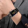 Armbandsur LED Titta på män mode kreativ krabba typ elektronisk lysande binär gåva affärsstil cool vattentät multifunktion