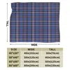 Blankets Gers Tartan Blanket Soft Warm Flannel Throw Bedspread For Bed Living Room Picnic Travel Home Couch