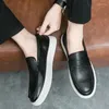 Casual Shoes Men skórzane mokasyny Letnie męskie obuwia Flat Comfy Driving Sofe Sole Treakers