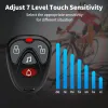 Lampor Electop Wireless Bicycle Vibration Alarm Vattentät motorcykelcykel BURGLAR LARTLARTLIGHT Bromsavkänning Detektor Alarm System