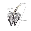 Keychains Adjustable Bag Chain Butterfly Bow Extension For Shoulder Straps Handbag Accessories With Aluminium Twist Clasps Y08E