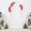 Metal Garden Flower Plant Arch Arch Worthdrop Stand Birthday Balloon Rack Sfondo Arco di metallo per decorazione 240322