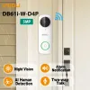 Intercom Dahua Imou 2K 5GビデオカメラドアベルDB61I WiFiセキュリティナイトビジョンIP65トゥウェイトークカメラディテクター住宅インターコム