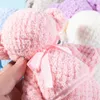 Asciugamano da 30 cm bambola asciugamani per bambini assorbenti peli di peluche velluto di lavaggio regalo di compleanno per matrimoni di San Valentino