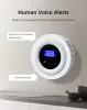 Detektor Tuya WiFi Natural Gas Leak Detector LPG Leakage Sensor Sound Alarm 433MHz Fjärrkontrollskydd Säkerhet smart hem