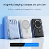 10000mAh Magnetic Power Bank PD 30W 20W Spare Battery External Wireless Fast Charge for Xiaomi 14 Samsung S24 Powerbank New