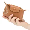 2024 Fashion High-quality Solid Color Womens Bag Exquisite Mini Coin Large Capacity Coin Organizer Bag Keychain Cute10a