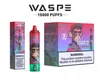 Allemagne Vente chaude Waspe Puff 12000 15000 18000 Disposable Vape Pod Device Puffs Puffes 12k / 15k / 18k Rechargeable E Cigarette Smart LCD Écran d'écran d'écran LCD