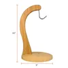 Cocina Bamboo Banana Fruit Hanger brazo con gancho de acero inoxidable para mantenerse ordenado y limpio