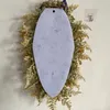 Dekoracyjne kwiaty wystrój świąteczny sztuczny wieniec z hortensji z Bowknot Wstążką Wieszk wisząca dekoracja drzwi na przód