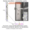 Control Bloqueo de puerta inteligente electrónica con huella digital biométrica/tarjeta inteligente/contraseña/llave Desbloqueo de la puerta de la puerta de desbloqueo sin aplicación sin aplicación