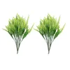 Decorative Flowers 8 Pcs Simulated Persian Grass Artificial Plants Fake Fern Leaves Plastic Leaf Branch Aquatic Picks Faux Arrangement