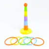 Altre forniture per uccelli 1/2/4pcs per giocattolo pappagallo masticare palla da swing per animali domestici in piedi su anelli di plastica addestrando l'intelligenza