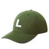 Ball Caps Letter L - Mr. Motto Alphabet Baseball Cap Designer Hat Snap Back Wild Birthday Men Women'S