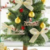 Dekoracje świąteczne Produkty drewniane wesołe drzwi drzewo Święty Święty Snowman jelenie