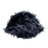 Berets Womens Sun Hat Faux Furs Bucket Fishet Place Foldable Automne Hiver Handled Mak maître