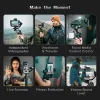 Monopods Hohem ISTEADY M6 3AXIS Handheld Gimbal Stabilizer Selfie Tripod Telefon Tablet Tutucu AI Manyetik Dolgu Işık Tam Renk