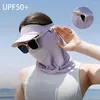 Foulards avec verres à trous couvre enveloppe pour les femmes protection oculaire couleur masque de soie de soie noine de soleil