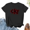 Women's Polos CKY Red Cracked T-shirt Graphics Aesthetic Clothing Cute Tops Women T Shirt