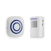 Doorbells Door Chime Wireless Business Door Motion Sensor Detector Smart Visitor doorbell Home Security Driveway Alarm with 1 Plugin Rece