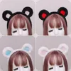 FESTIDAS DE festa Lolita luxuoso arco de cabelo orelhas de urso banda de cabeça fofa capacete fofo Anime Cosplay Acessórios