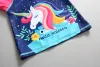 Set 2pcs Girls 'Unicorn Sweins Swewsuit Rashguard Set 2019 avec Cap Kids Girl à manches longues Rash Guard Setwwear Set UV UPF 50+ 29 ans