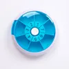 7 Day Health PP Medical Kit 1st Portable Rotation Weekly Spinning Pill Box Drug Pill Box Travel Pill Box Box