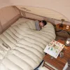 Ausrüstung Naturhike Schlafsack CW700/CW1000 90% Gans Down -Füllstoff -Inhaltsumschließung Typ Winter warmer Camping Schlafsack Einzelreisen